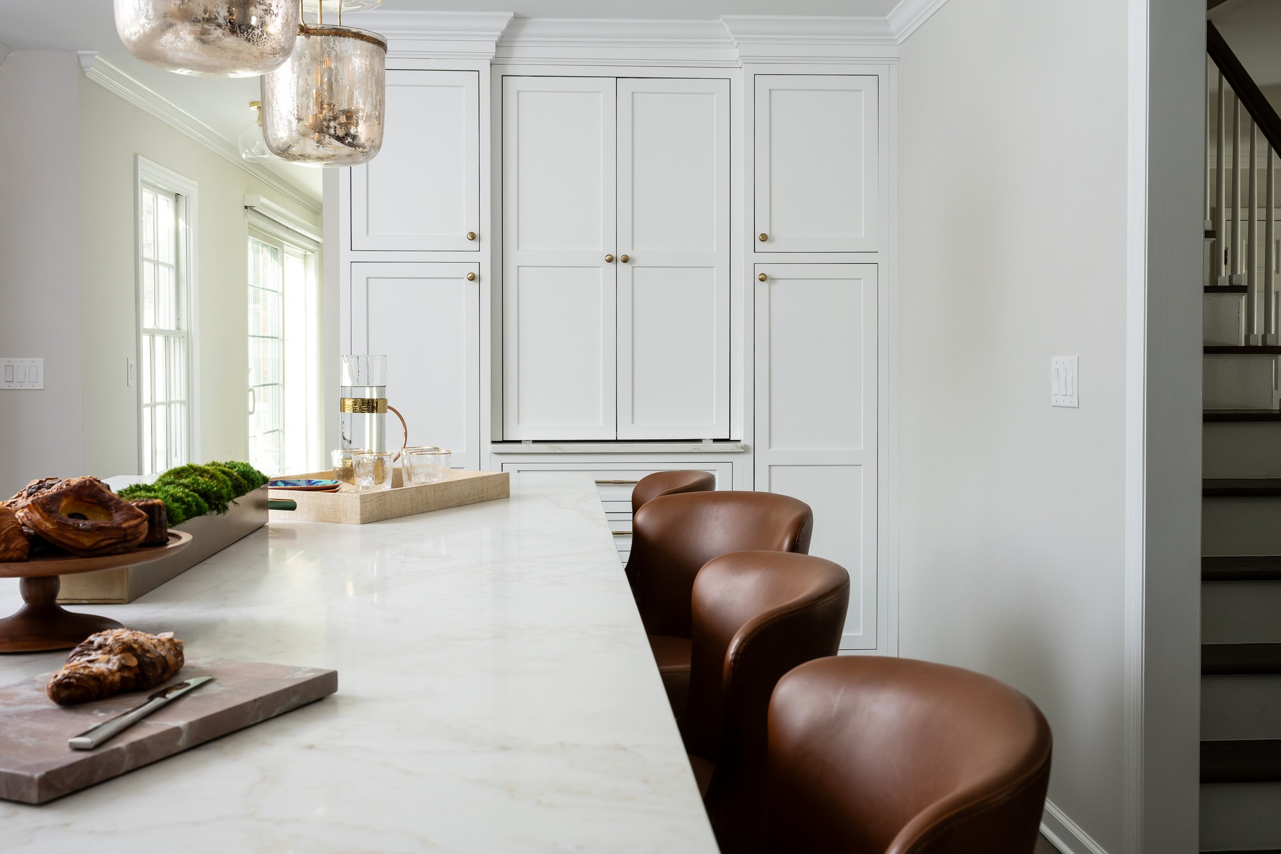 Kitchen island installation in Union County NJ